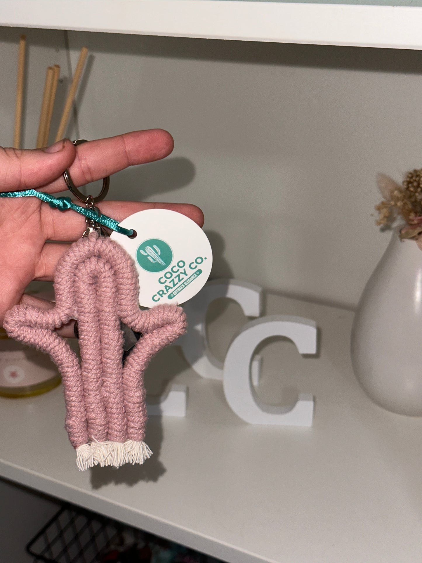 Cactus key chain